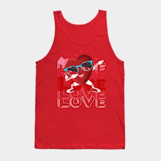 Heart love art Tank Top